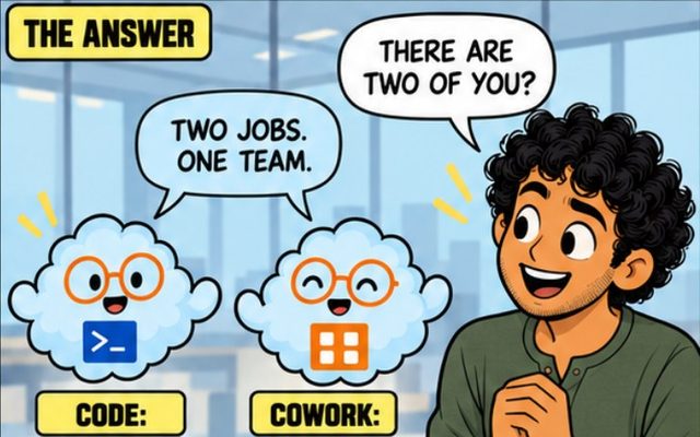 Comic panel from the coding agent guide