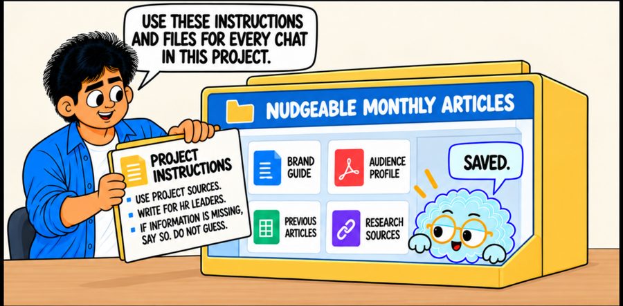 Comic panel: setting up the project