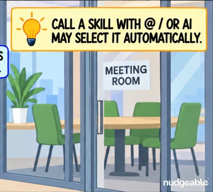 Comic panel: the AI may choose the skill itself