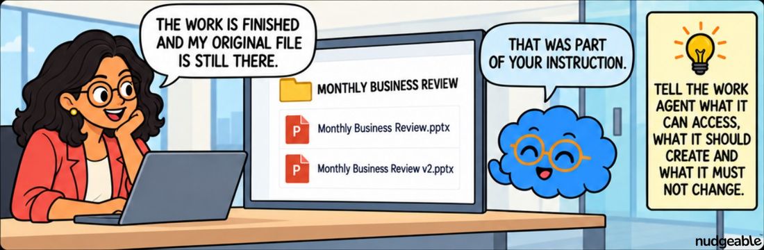 Comic panel: the original file is still there